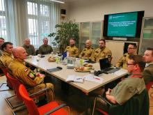 Spotkanie leśników i przedstawicieli Straży Pożarnej