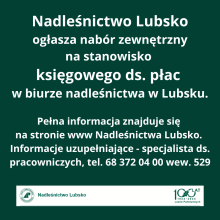 Ogłoszenie o naborze na stanowisko księgowego